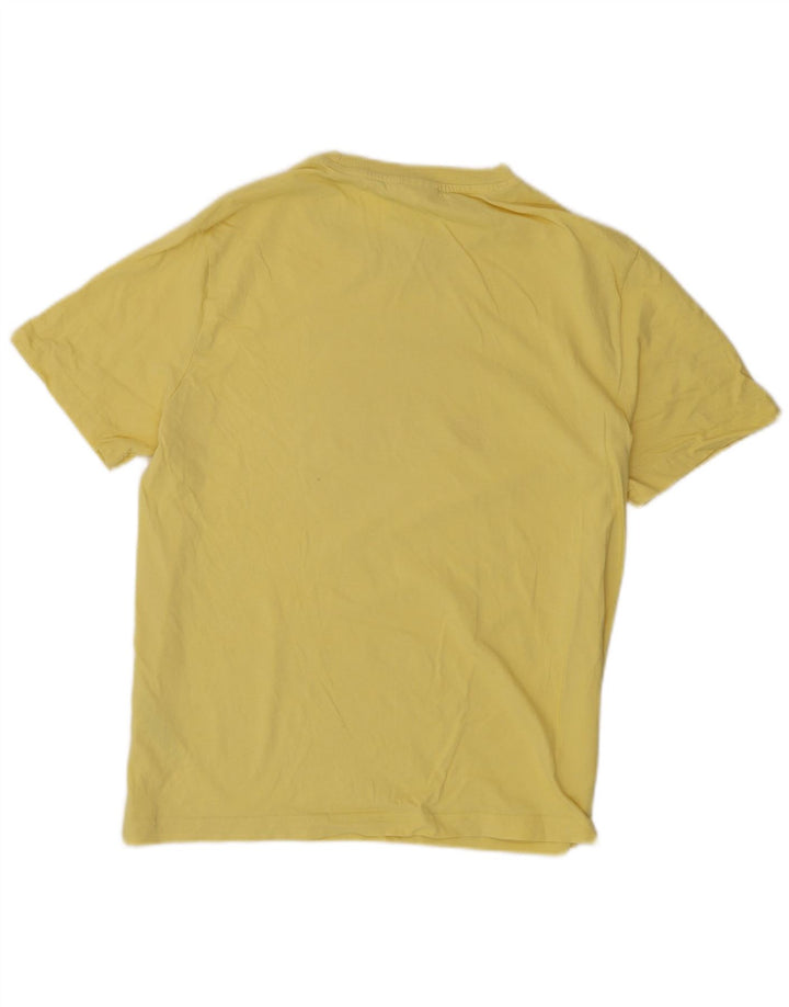 Think Pink Herren-T-Shirt mit Grafik, IT 48, mittelgelbe Baumwolle