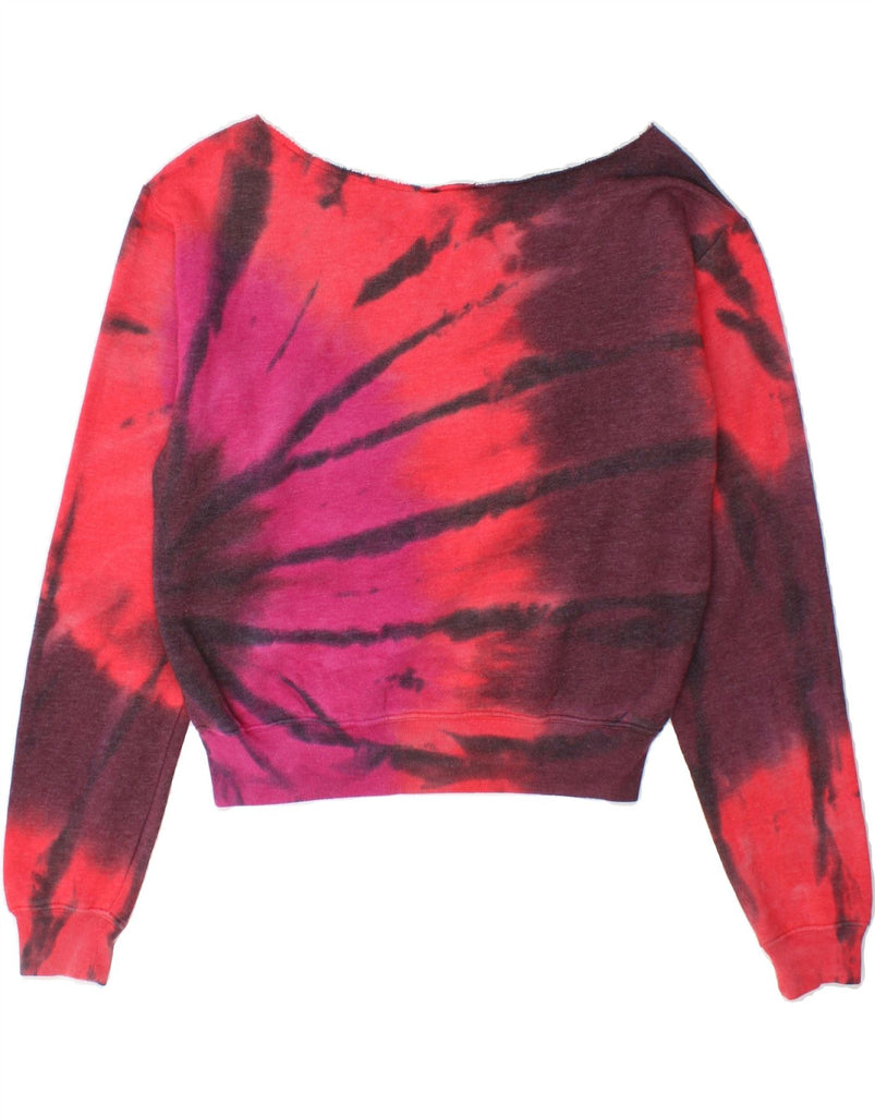VICTORIAS SECRET Womens Crop Sweatshirt Jumper UK 10 Small Multicoloured Vintage Victorias Secret and Second-Hand Victorias Secret from Messina Hembry 