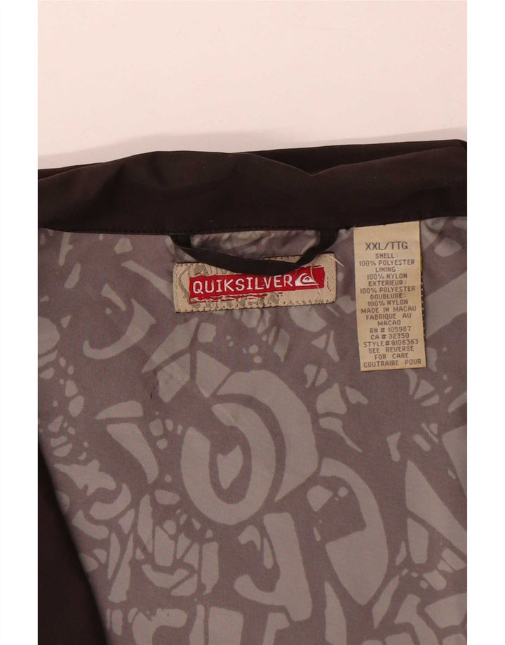 Quiksilver Herren Bomberjacke UK 44 2XL Braunes Polyester
