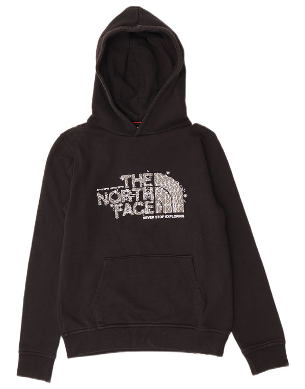 The North Face Jungen-Kapuzenpullover mit Grafik, 14–15 Jahre, schwarze Baumwolle