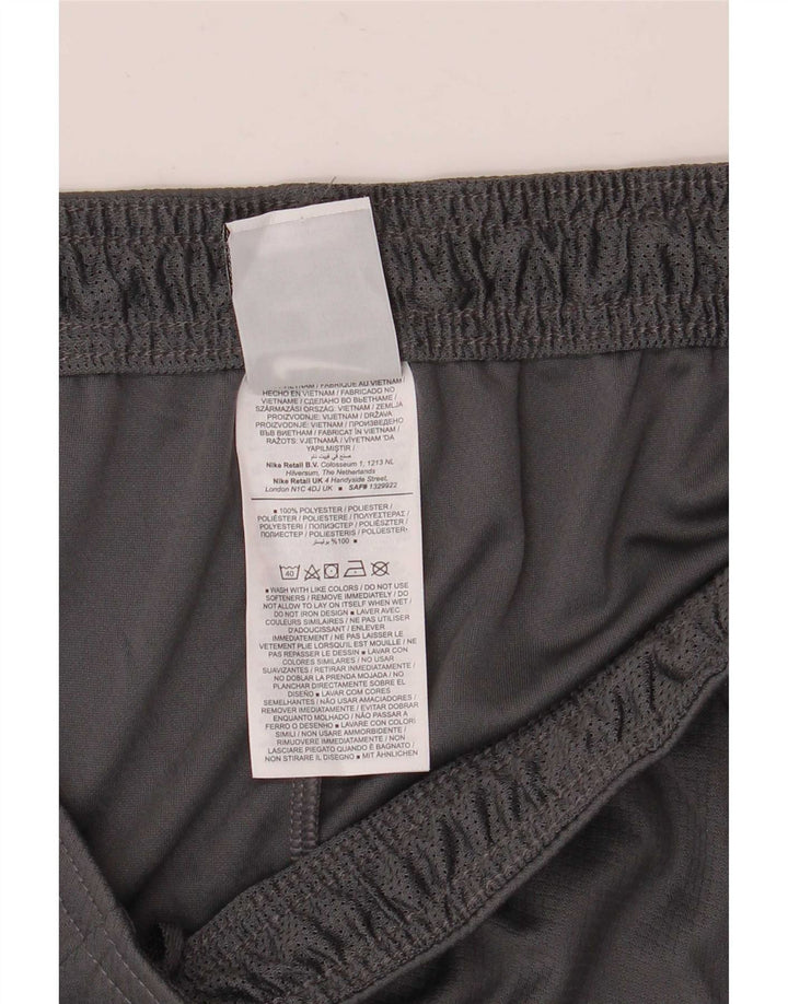 Nike Herren Dri Fit Sportshorts XL Graues Colourblock-Polyester