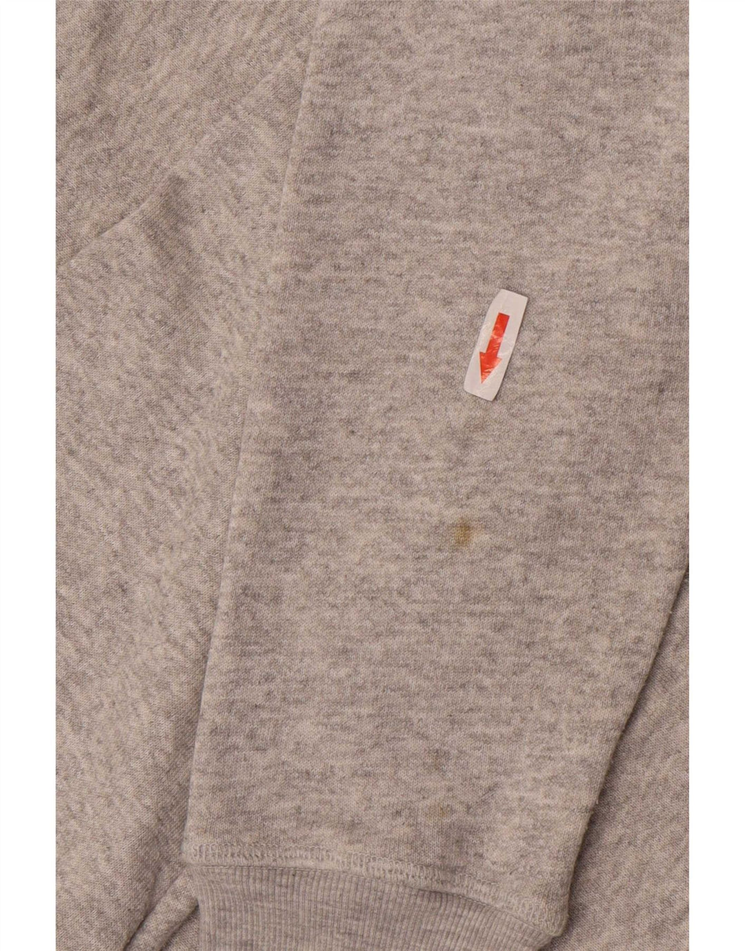 Fila Herren Grafik-Sweatshirt-Pullover XS Grau gefleckte Baumwolle