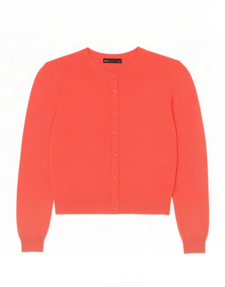 Marks & Spencer Damen-Cardigan-Pullover UK 12 Mittelrosa