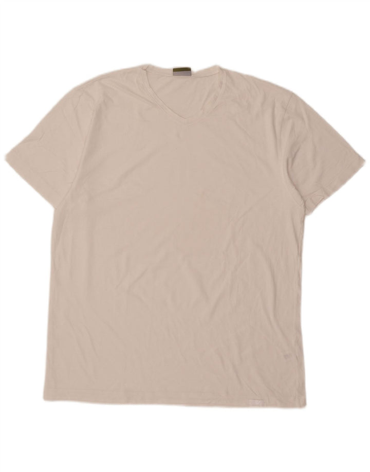 Fila Herren T-Shirt Top XL Weiße Baumwolle