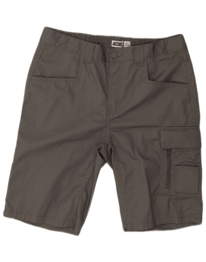 Vintage Herren Cargo Shorts IT 52/54 XL W38 Grau Polyester