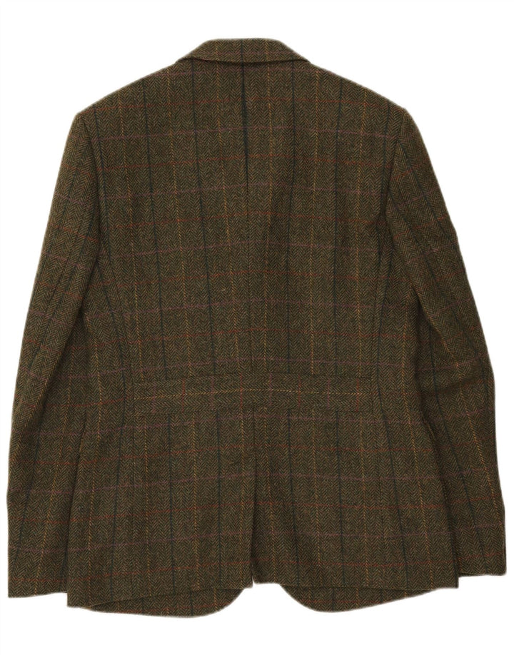 Jack Wills Herren-Blazer mit 3 Knöpfen, UK 38, mittelgrüne Wolle