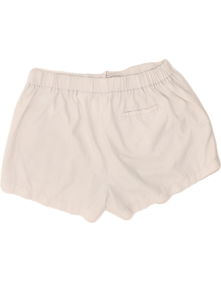 NIKE Womens Sport Shorts UK 10/12 Medium White Vintage Nike and Second-Hand Nike from Messina Hembry 
