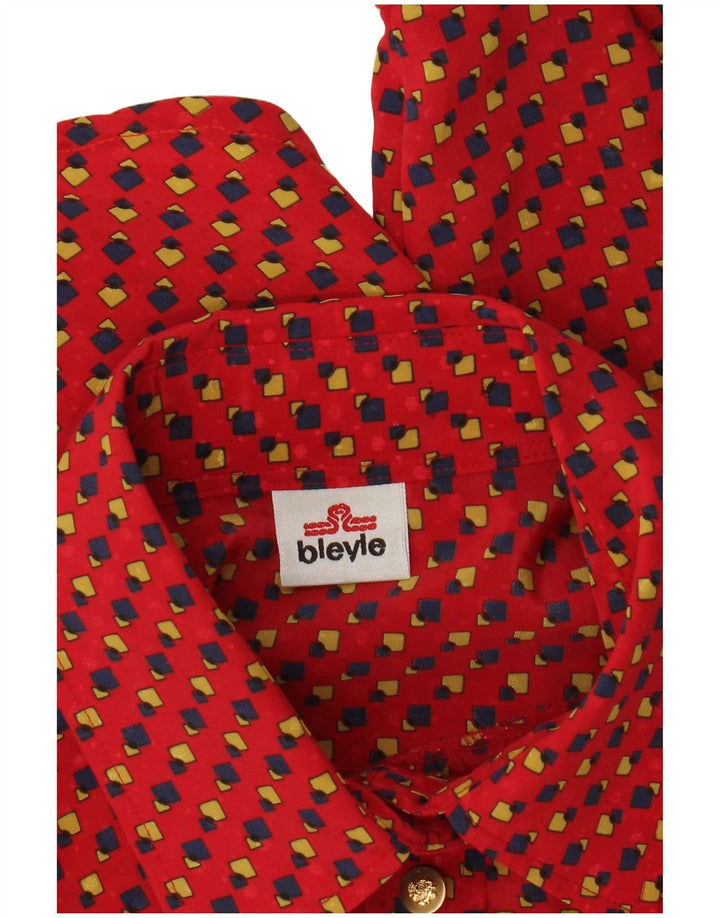 Bleyle Damenhemd UK 20 2XL Rot Geometrisch