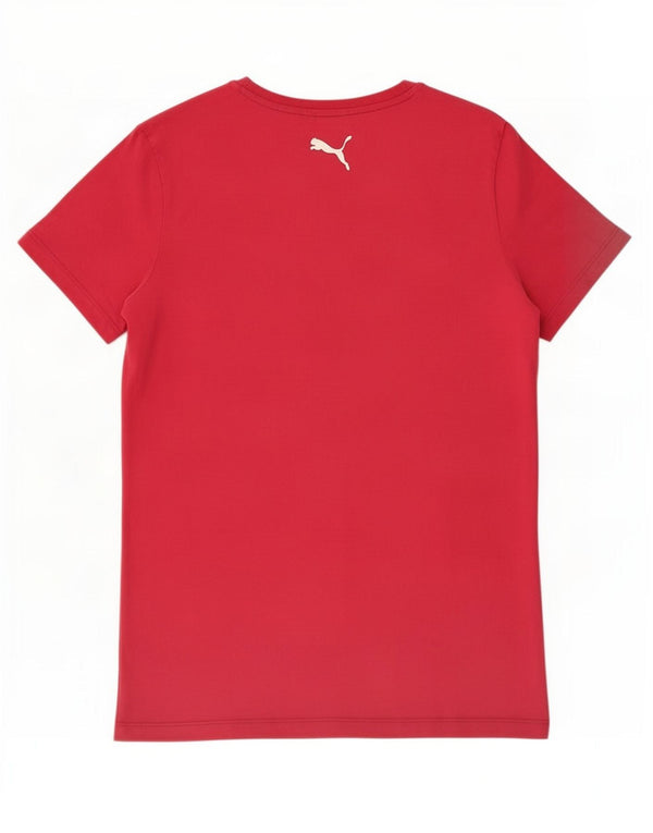 Puma Mädchen Grafik T-Shirt Top 15–16 Jahre rosa Baumwolle