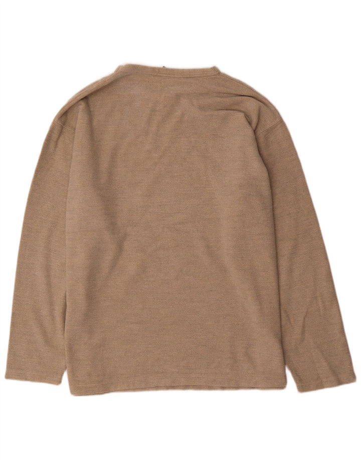 O'Neill Herren-Top, langärmelig, groß, beige, Baumwolle