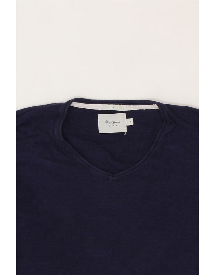 PEPE JEANS Mens Top Long Sleeve Medium Navy Blue Cotton Vintage PEPE Jeans and Second-Hand PEPE Jeans from Messina Hembry 