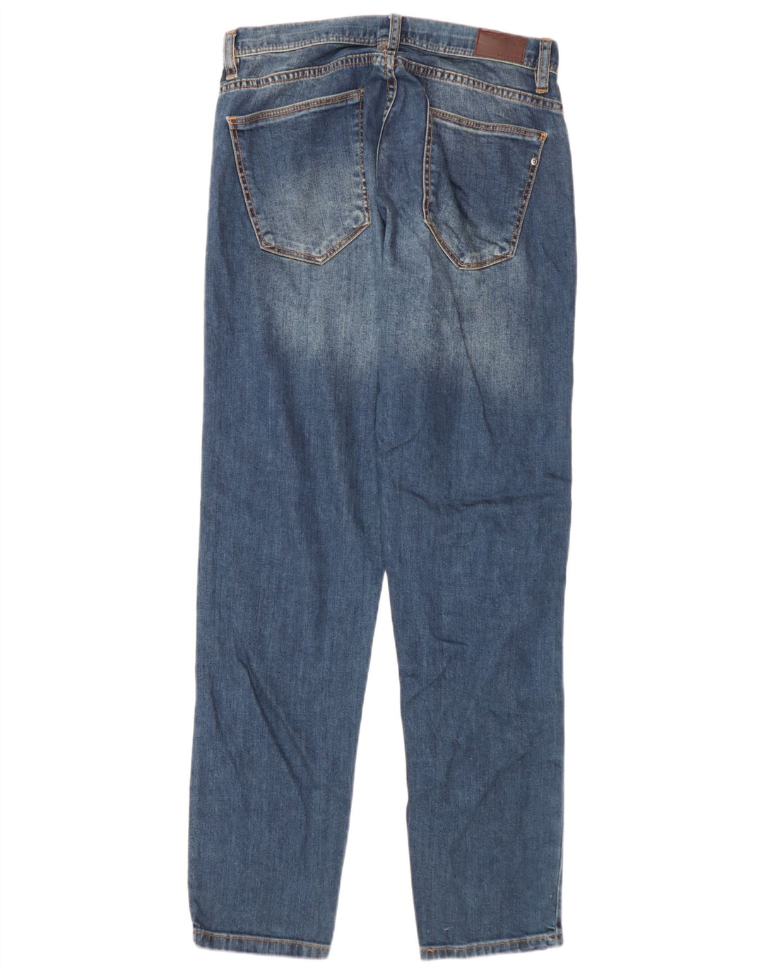 Zara Herren Straight Jeans EU 38 Small W30 L32 Blaue Baumwolle