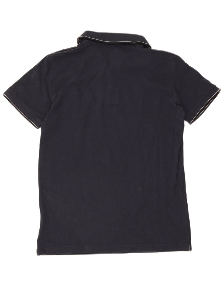 Lee Herren-Poloshirt aus mittlerer marineblauer Baumwolle
