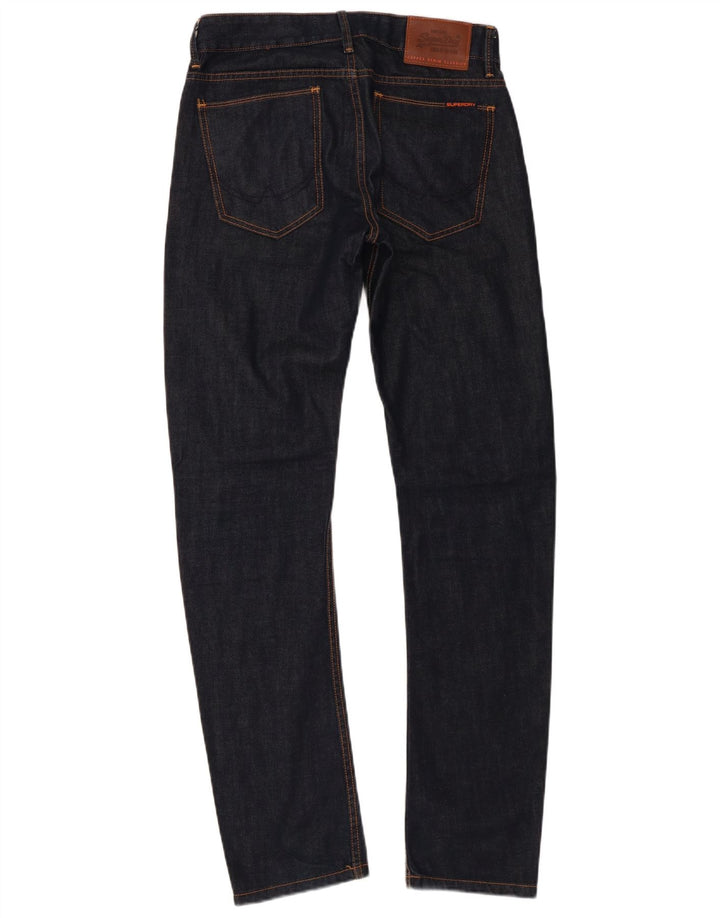 Superdry Herren Copperfill Loose Slim Jeans W28 L32 Marineblau Baumwolle