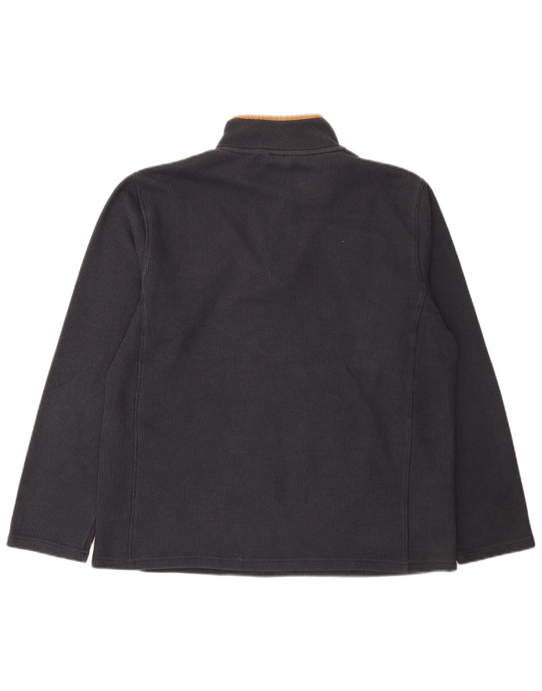 Mountain Warehouse Herren-Sweatshirt mit Reißverschluss am Hals, groß, aus marineblauer Baumwolle