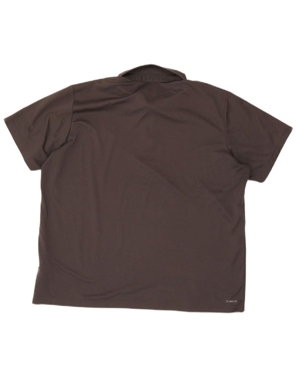 Adidas Herren Climalite Poloshirt 2XL Grau Polyester