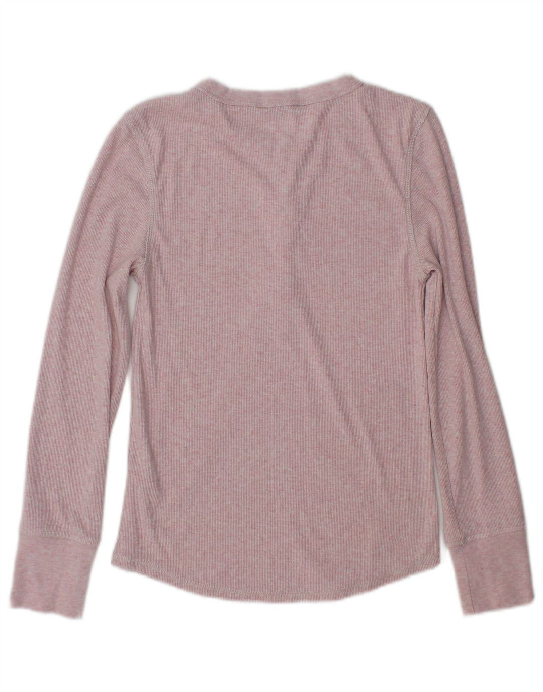 Marks & Spencer Damen Top Langarm UK 8 Small Rosa Polyester
