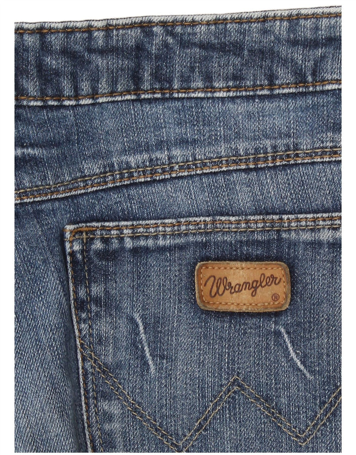 Wrangler Womens Denim Hot Pants W32 Große blaue Baumwolle