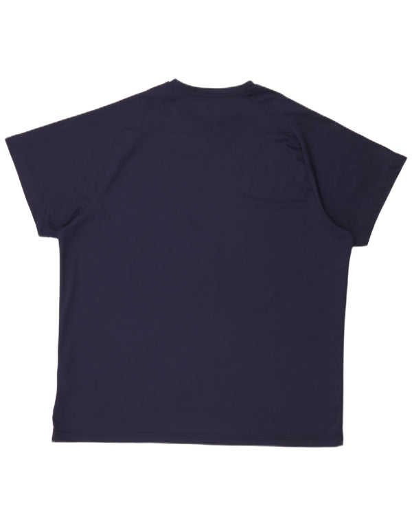 Puma Herren T-Shirt Top 3XL Marineblau Polyester