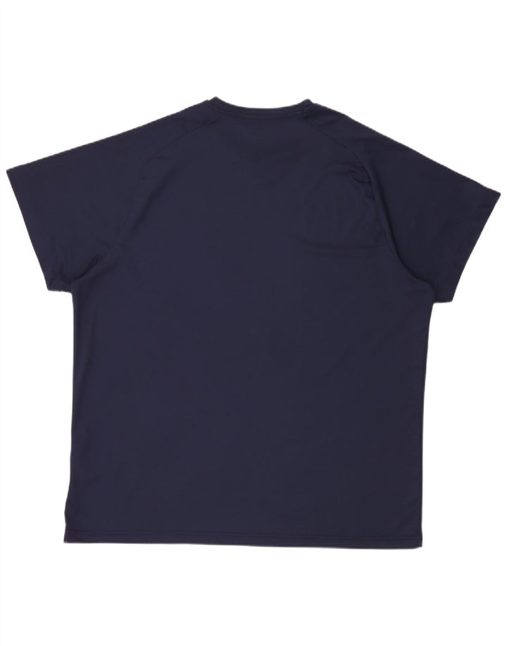 Puma Herren T-Shirt Top 3XL Marineblau Polyester