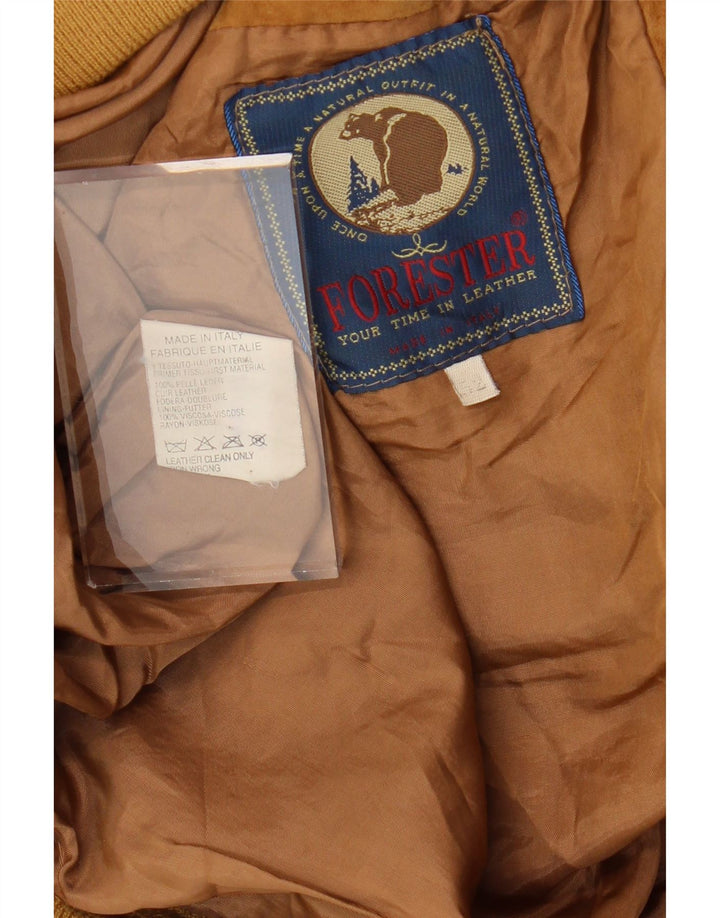 FORESTER Herren Wildleder Bomberjacke IT 52 XL Braunes Leder