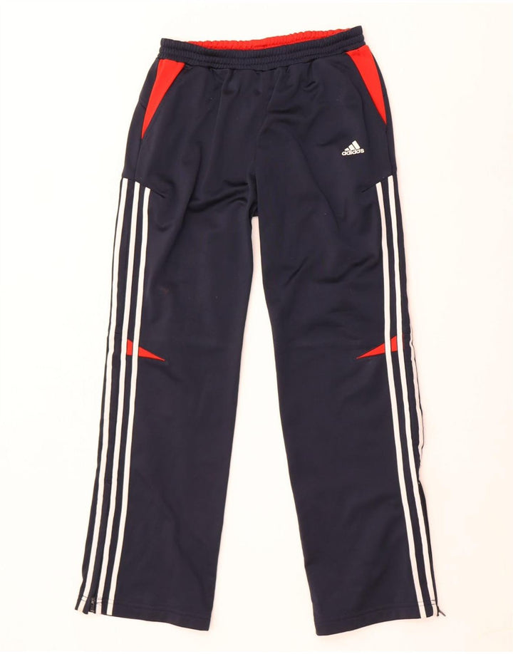 Adidas Trainingshose für Jungen, 11–12 Jahre, marineblaues Farbblock-Polyester