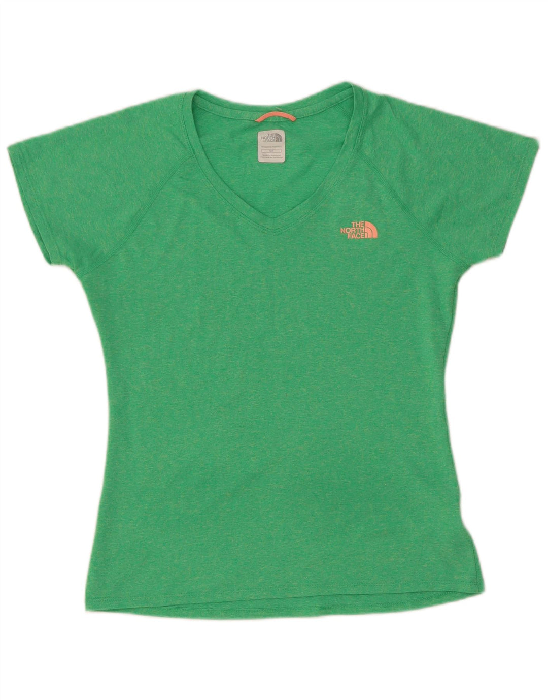 The North Face Damen T-Shirt Top UK 10 Small Grün Polyester