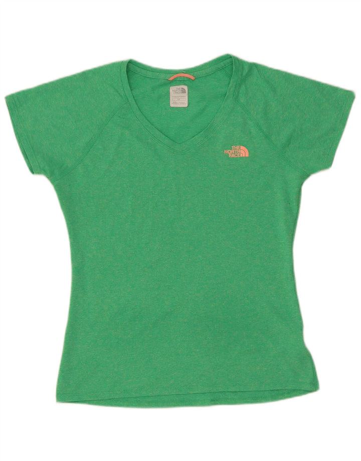 The North Face Damen T-Shirt Top UK 10 Small Grün Polyester