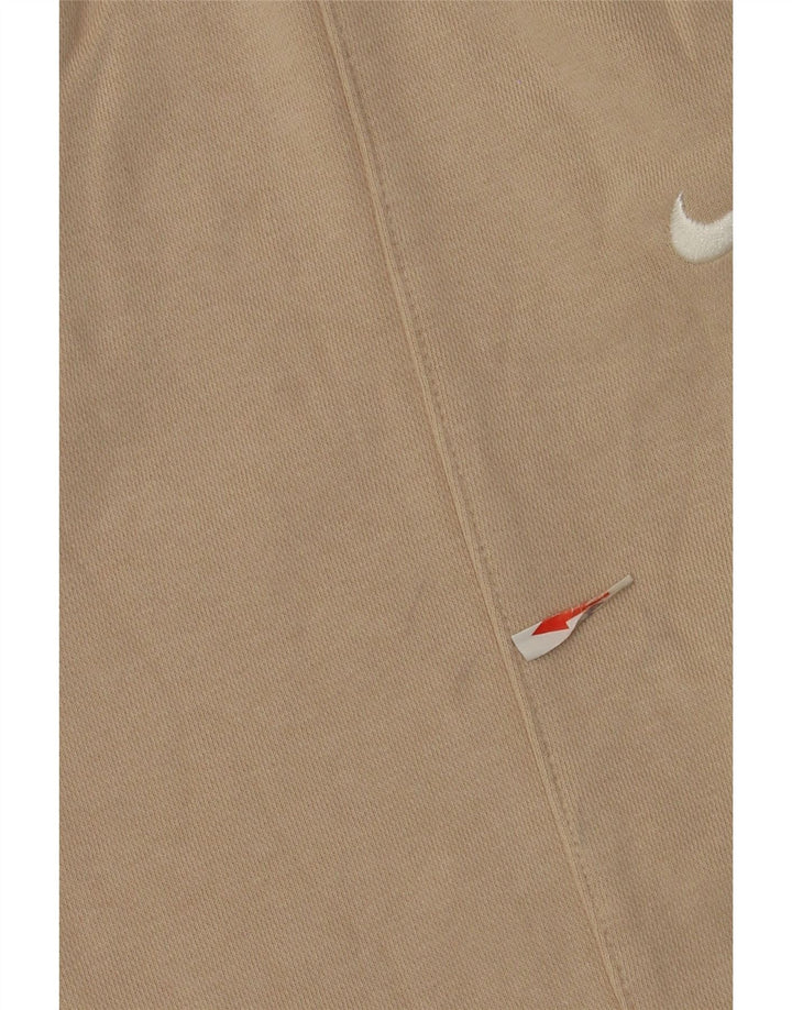 Nike Herren-Sportshorts, Größe S, Beige, Baumwolle