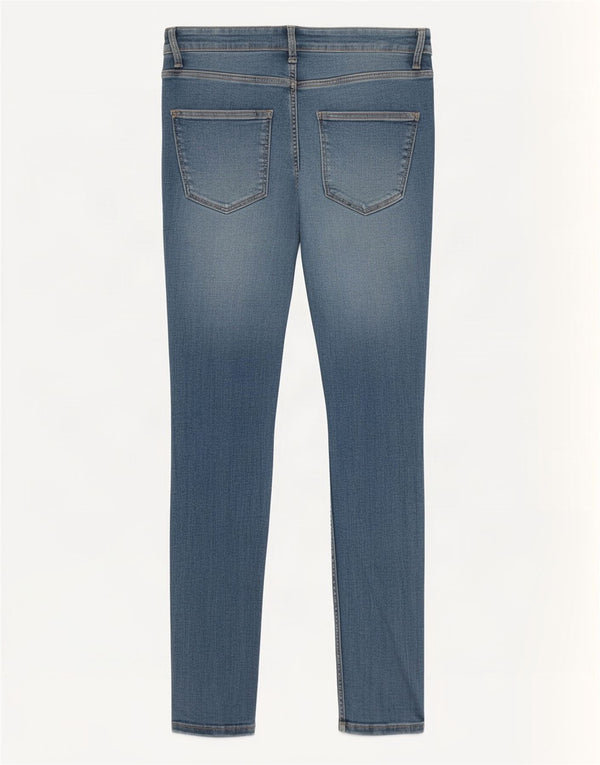 Zara Damen Skinny Jeans EU 40 Medium W30 L28 Blaue Baumwolle