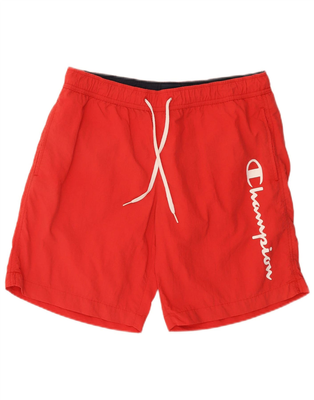 Champion Herren Badeshorts mit Grafik, Größe L, Rot