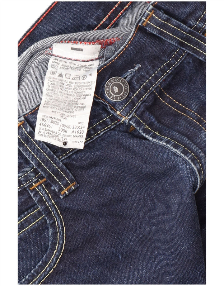 Levi's Herren 511 Slim Jeans W33 L34 Blaue Baumwolle