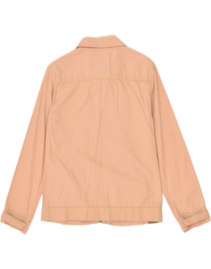 FILA Womens Bomber Jacket UK 10 Small Beige Cotton | Vintage Fila | Thrift | Second-Hand Fila | Used Clothing | Messina Hembry 
