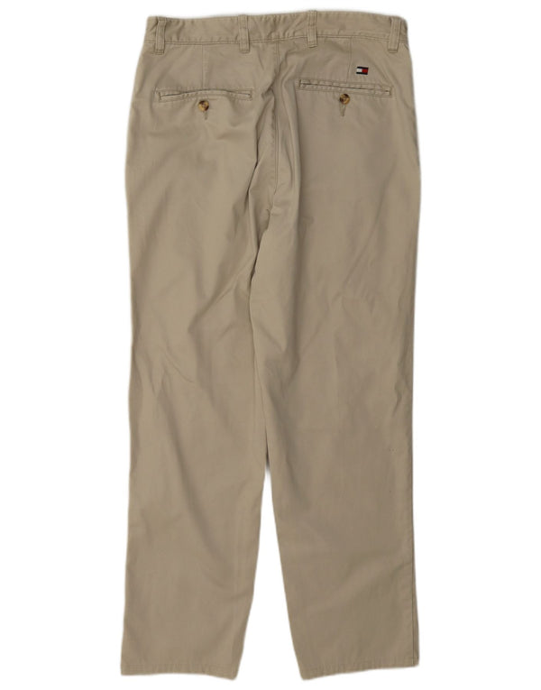 Tommy Hilfiger Herren gerade Chinohose W30 L30 Beige Baumwolle
