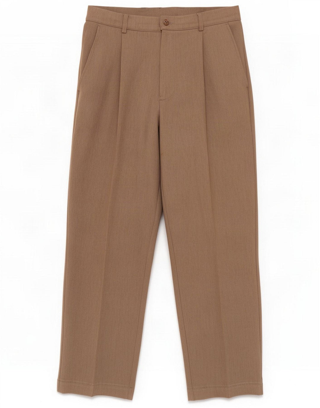 Farah Herren Pegged Chino Hose W34 L28 Braunes Polyester
