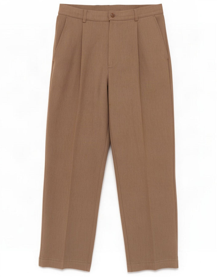 Farah Herren Pegged Chino Hose W34 L28 Braunes Polyester