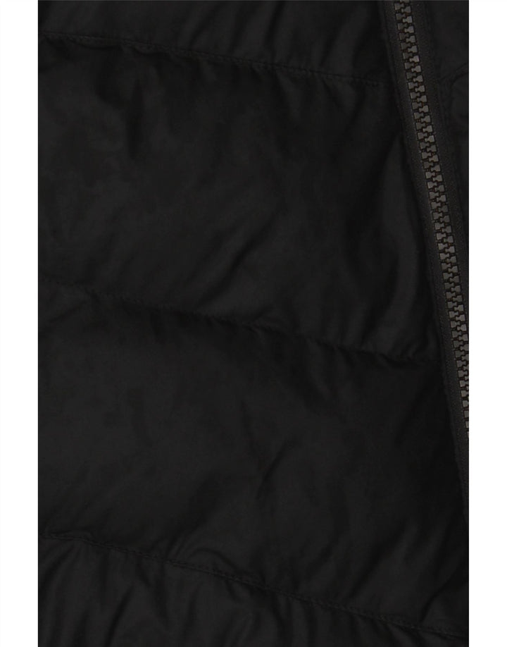 Nike Wattierte Jacke mit Kapuze für Jungen, 12–13 Jahre, Größe L, Schwarz, Polyester