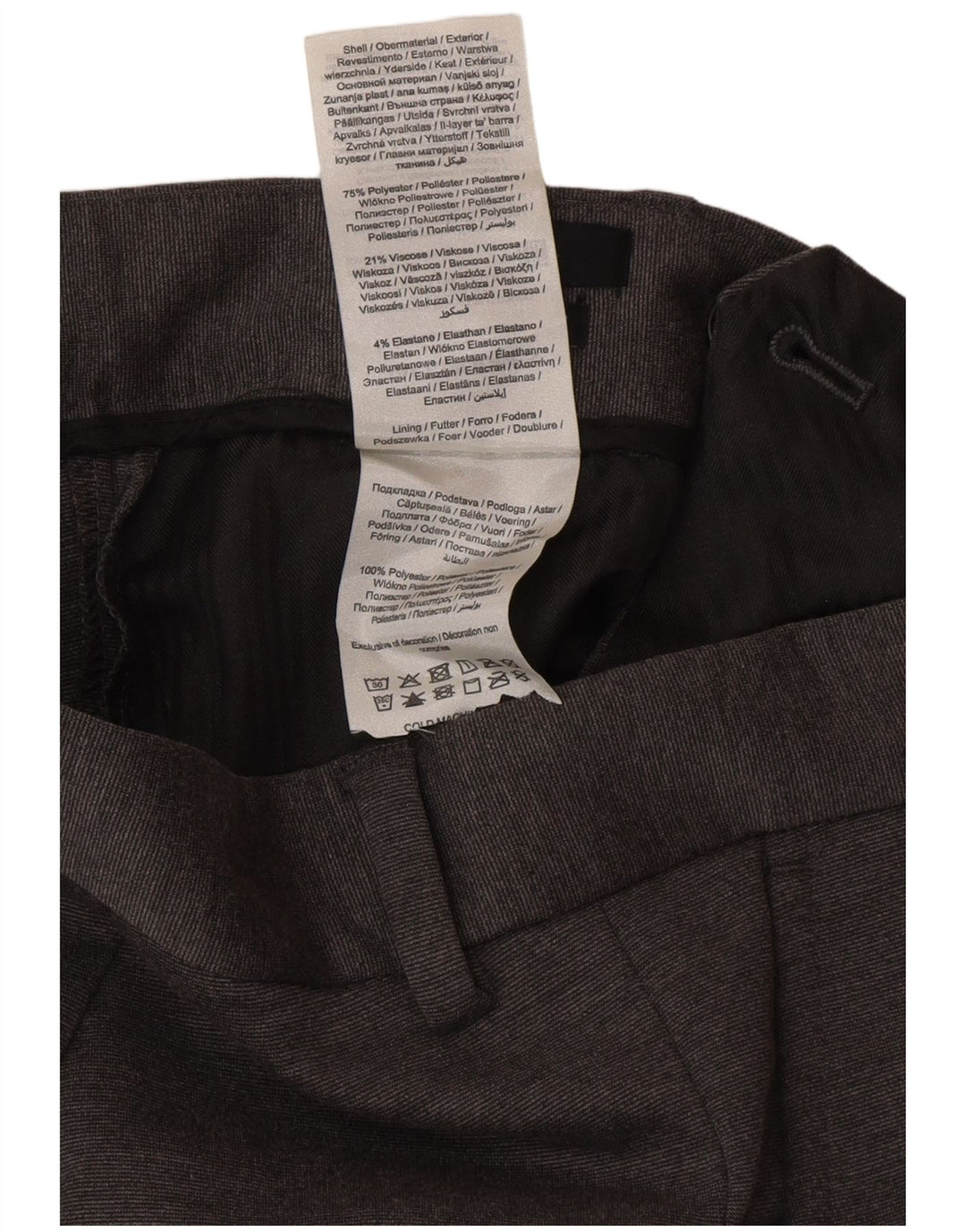 Jack & Jones Damen Slim Chino Hose XS W28 L32 Grau Polyester