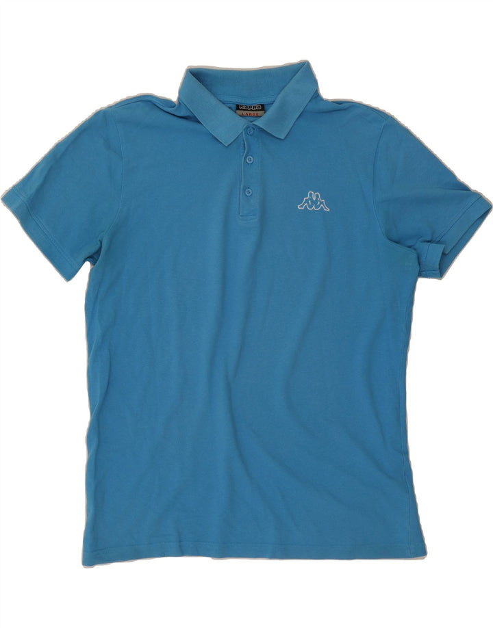 KAPPA Mens Polo Shirt Large Blue Cotton Vintage Kappa and Second-Hand Kappa from Messina Hembry 