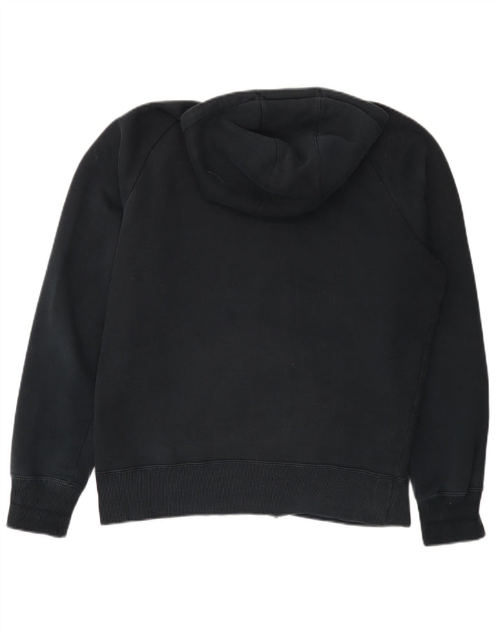Nike Herren-Kapuzenpullover mit grafischem Reißverschluss, mittelschwarz, Baumwolle