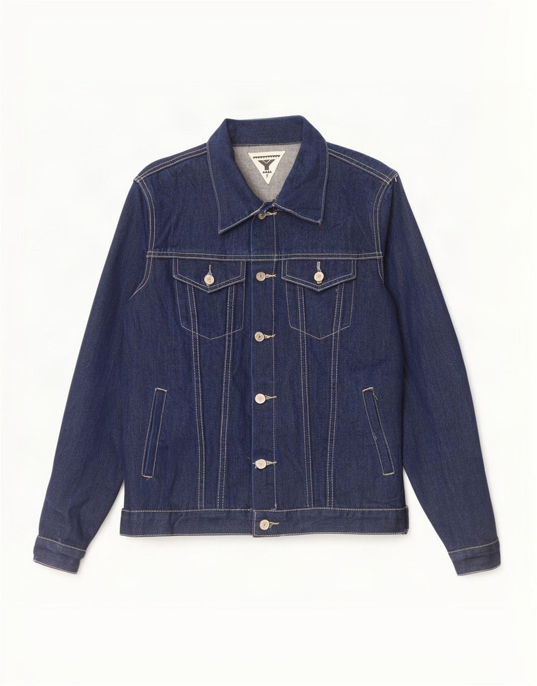 Vintage Jeansjacke für Jungen, 14–15 Jahre, marineblaue Baumwolle