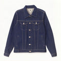Vintage Jeansjacke für Jungen, 14–15 Jahre, marineblaue Baumwolle