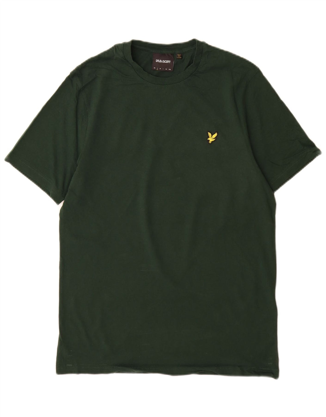 Lyle & Scott Herren T-Shirt Top Small Grün Baumwolle