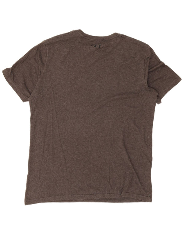 Under Armour Mens Graphic T-Shirt Top Medium Grey