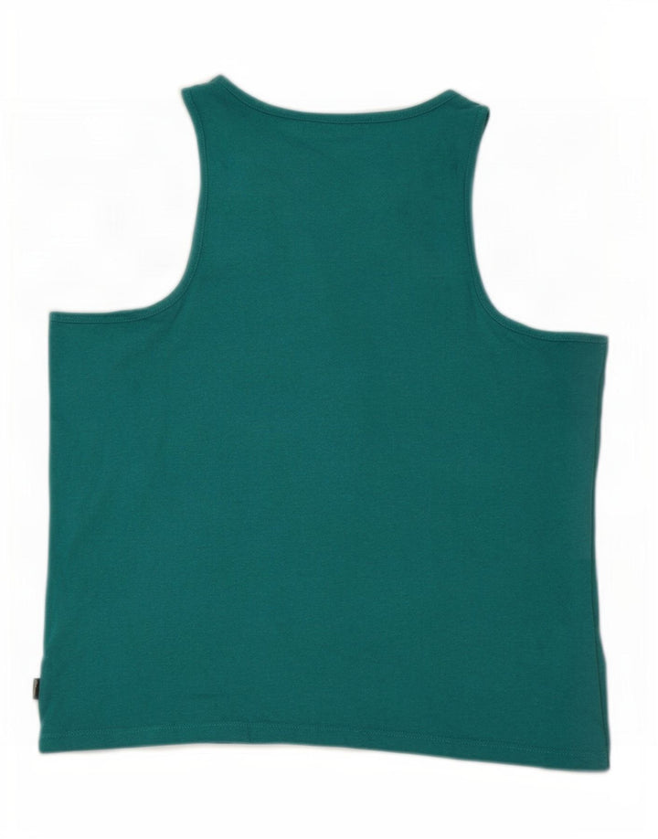 Superdry Damen-Trägershirt, UK-Größe 44, Größe L, Grün, Baumwolle