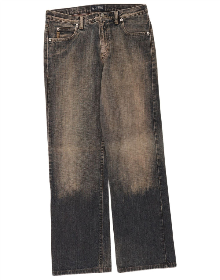 Armani Womens Loose Jeans W28 L30 Blaue Baumwolle