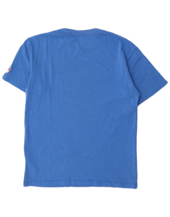 Nike Herren-T-Shirt mit Grafik, Größe S, Blau, Baumwolle