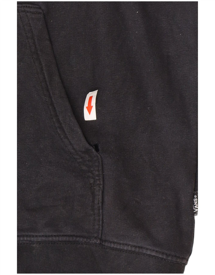 Vans Herren-Kapuzenpullover aus mittelschwarzer Baumwolle