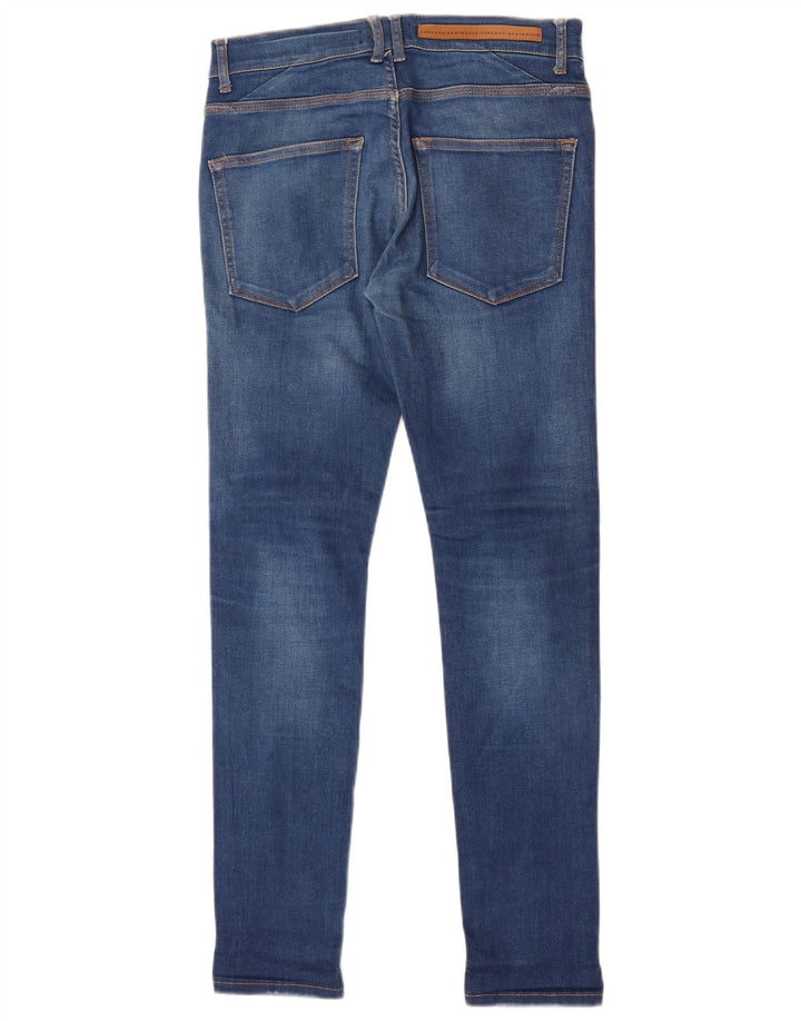 Zara Herren Skinny Jeans EU 38 Small W30 L30 Blau