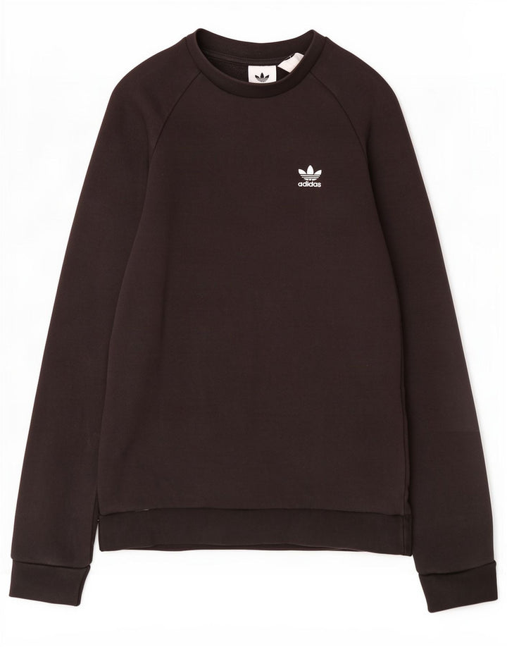 Adidas Herren Sweatshirt Pullover Small Schwarz Baumwolle